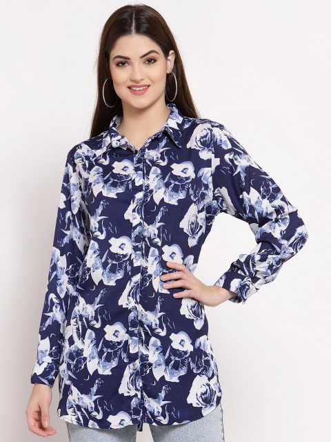 

PATRORNA Women Multicoloured Comfort Floral Printed Casual Shirt, Multi