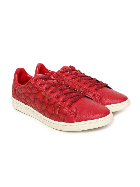 

Jack & Jones Men Red JJBANE SCIFI Beaded Sneakers