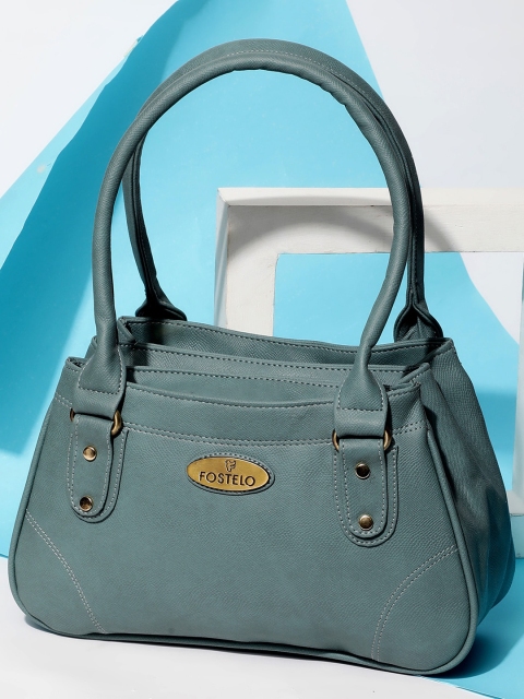 

Fostelo Green PU Structured Shoulder Bag