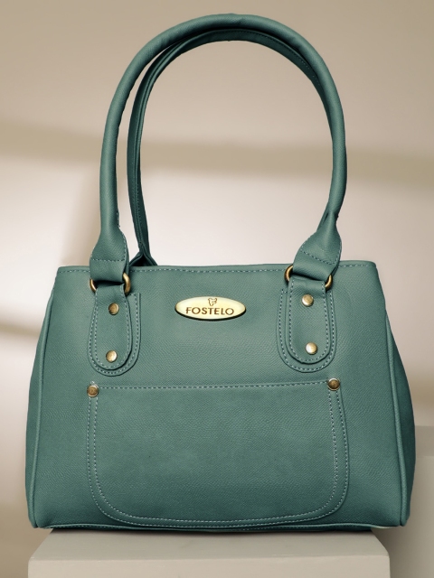 

Fostelo Green PU Structured Shoulder Bag