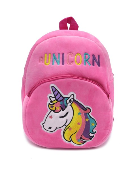 

Frantic Unisex Kids Pink & White Graphic Backpack