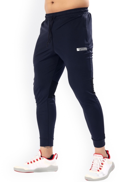 

FUAARK Men Navy Blue Solid Slim-Fit Joggers