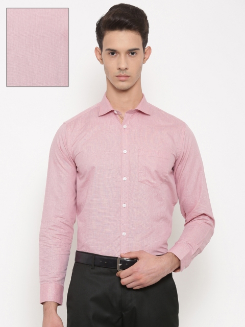 

Urban Nomad Men Pink Slim Fit Solid Formal Shirt