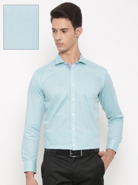 

Urban Nomad Men Blue Slim Fit Solid Formal Shirt