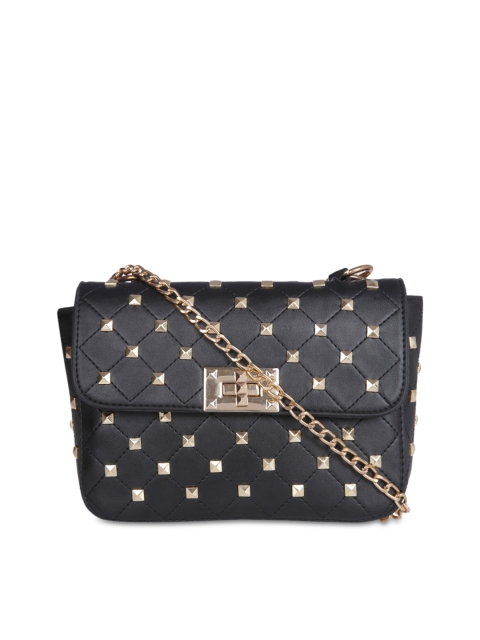 

FUR JADEN Black Embellished Sling Bag