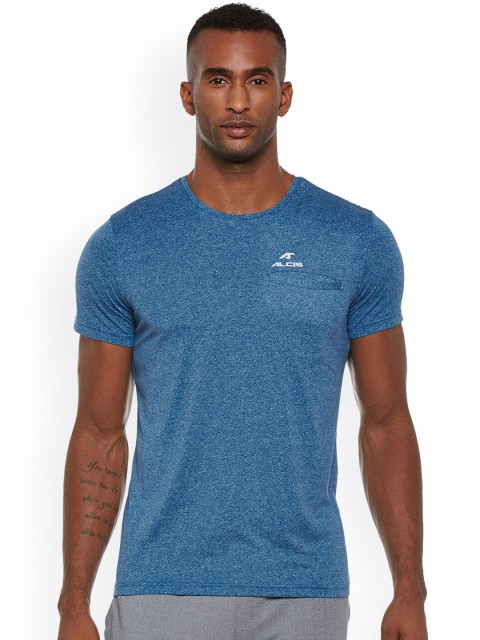

Alcis Men Blue Solid T-shirt