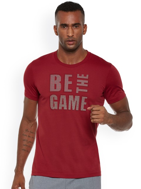 

Alcis Men Maroon Printed T-shirt