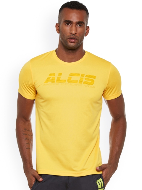 

Alcis Men Yellow Printed T-shirt