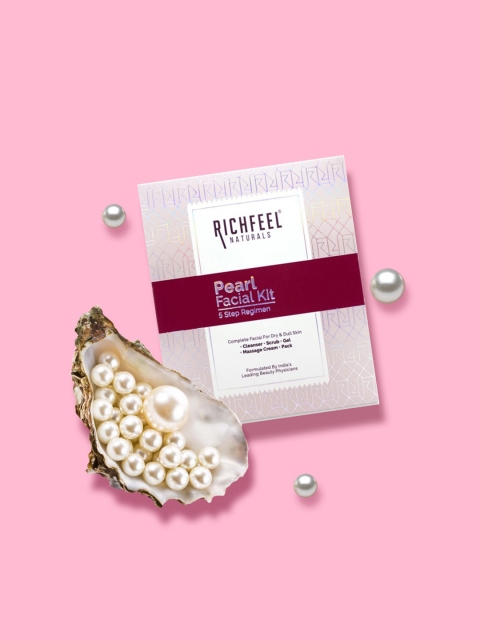 

Richfeel Unisex White Pearl Facial Kit-5x6g