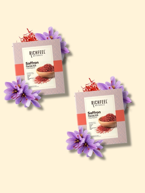 

Richfeel Unisex Pack of 2 White Saffron Facial Kit