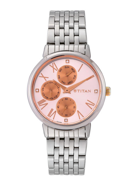 

Titan Workwear Women Pink Analogue watch NL2569KM01