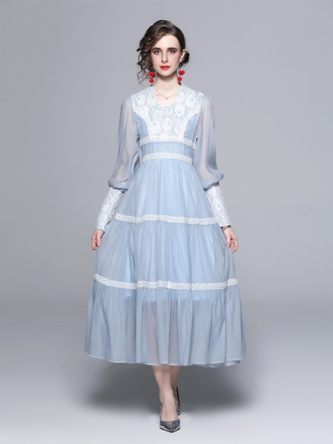 

JC Collection Blue Maxi Dress