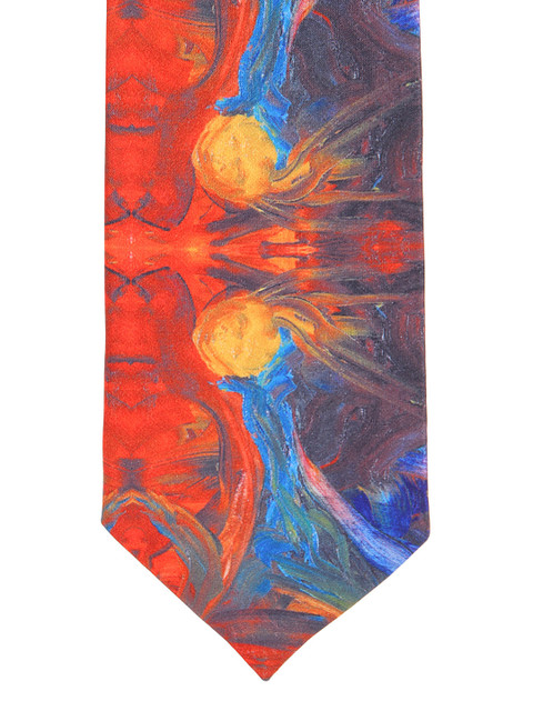 

Alvaro Castagnino Red & Blue Printed Tie