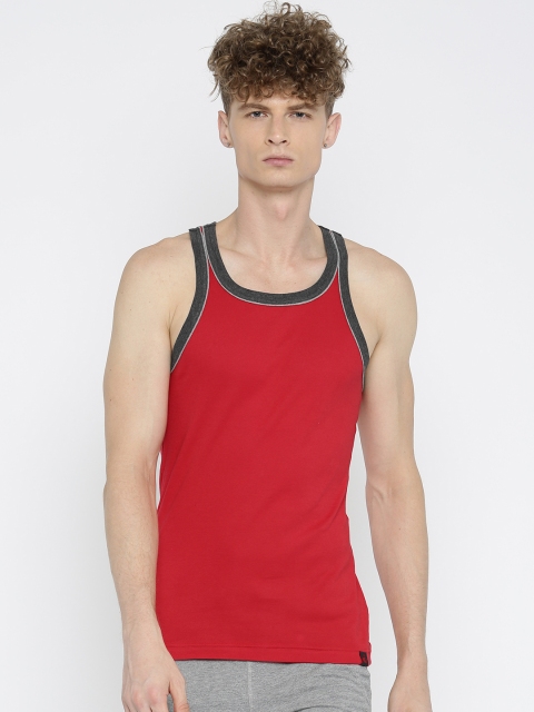 

Jockey Men Red Innerwear Vest 9925-0105-TR-CM