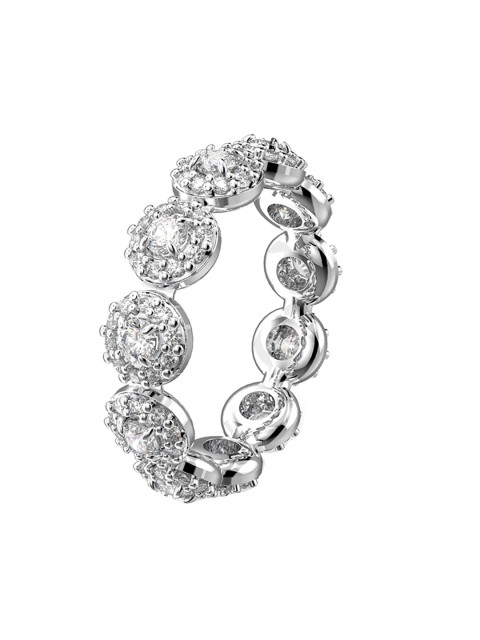 

SWAROVSKI Rhodium-Plated White Crystal Studded Finger Ring, Silver