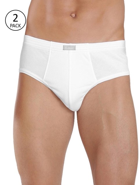 

Jockey Men Pack of 2 White Contour Briefs 1009-0205