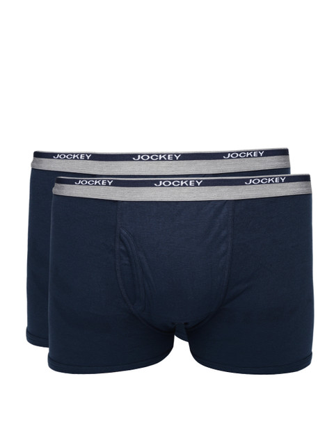 

Jockey Men Pack of 2 Navy Boxer Briefs 8009-0205, Navy blue