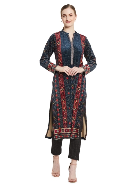 

Monte Carlo Women Blue & Maroon Kurta
