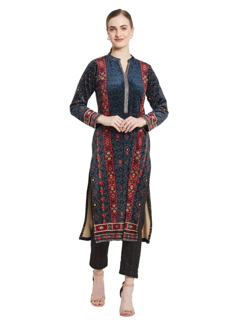 

Monte Carlo Women Blue & Maroon Kurta
