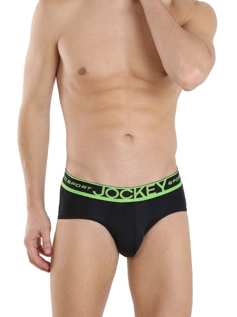 

Jockey Men Black Briefs SP55-0103