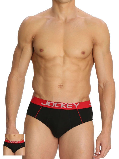 

Jockey Men Pack of 2 Black Bold Briefs US14
