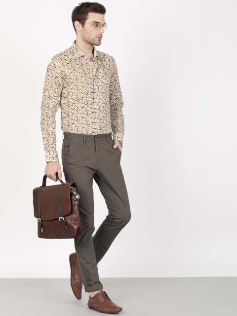 

SIMON CARTER LONDON Men Multicoloured Slim Fit Floral Print Casual Shirt, Multi