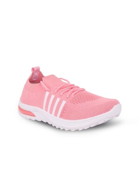 

FABBMATE Women Lace-Ups Walking Non-Marking Shoes, Pink