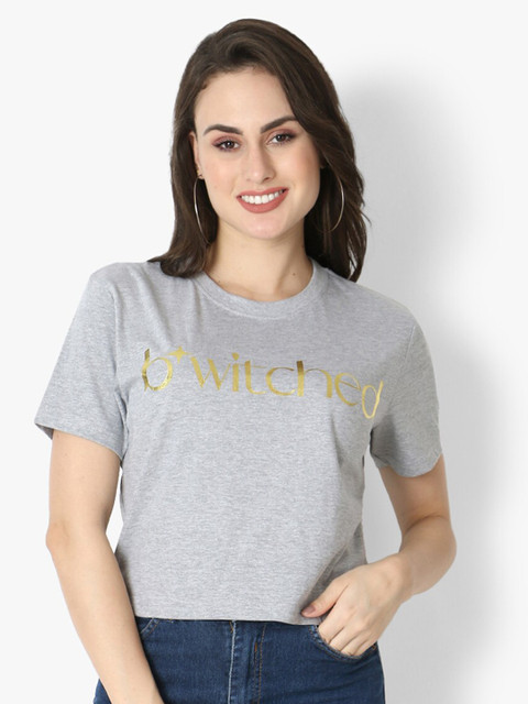 

Again fashions Grey Extended Sleeves Top