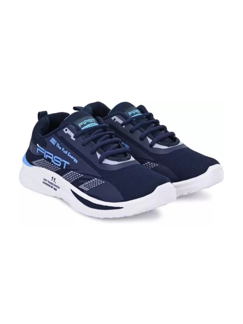 

FABBMATE Men Lace-Ups Walking Non-Marking Shoes, Navy blue