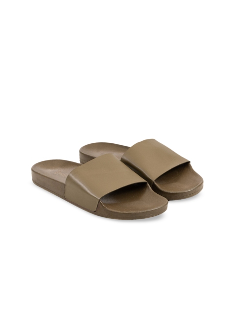 

GRIFFIN Men Rubber Comfort Sandals, Olive