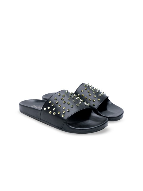 

GRIFFIN Men Open Toe Flats, Black