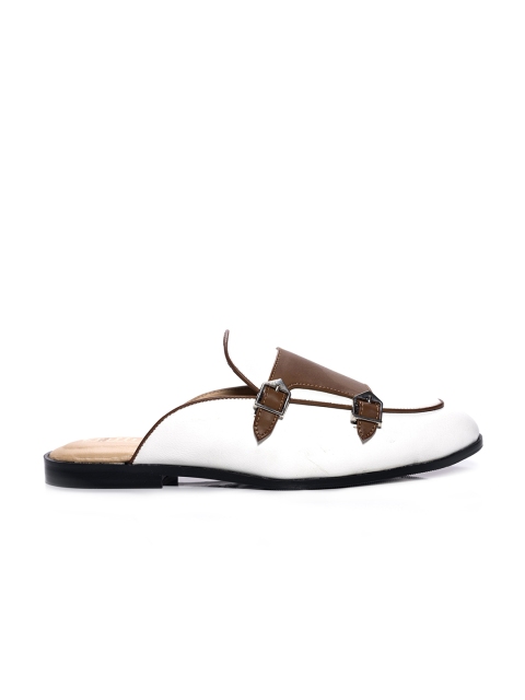 

GRIFFIN Men Colourblocked Monks, White