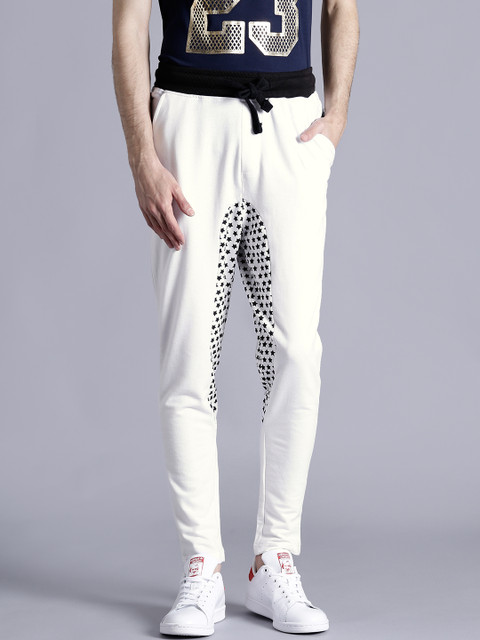 

Kook N Keech Marvel Off-White & Black Printed Detail Track Pants