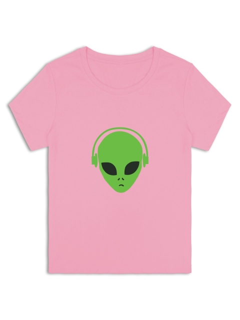 

RCPL Kids Pink Printed Slim Fit Cotton T-shirt