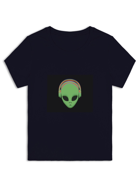 

RCPL Kids Grey Alien Printed Slim Fit T-shirt