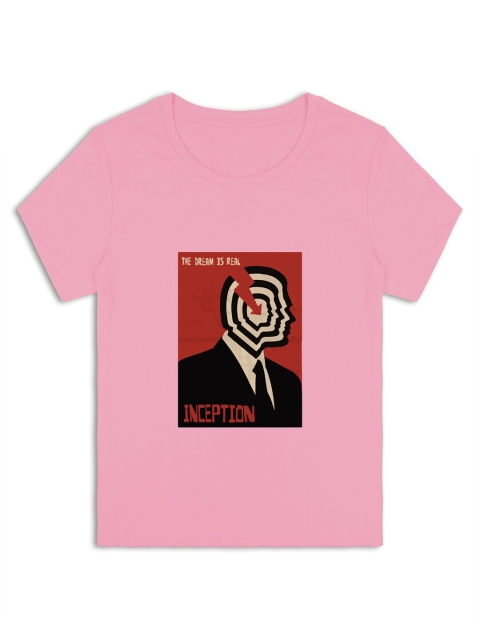 

RCPL Kids Pink Printed Cotton T-shirt