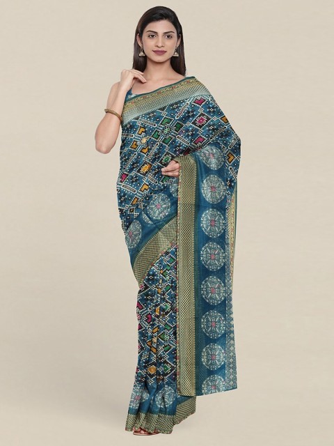 

Pothys Blue & Green Saree