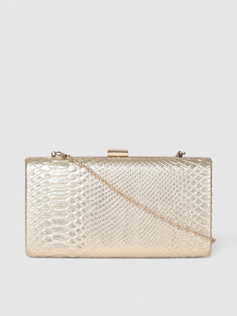 

Lino Perros Gold-Toned Textured Clutch