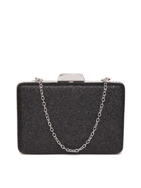 

Lino Perros Black Box Clutch with Chain Strap