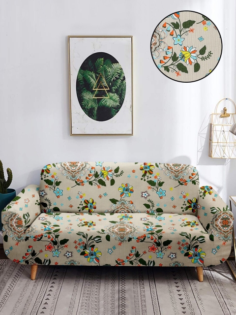 

Cortina Grey Printed 4 Seater Sofa Cover