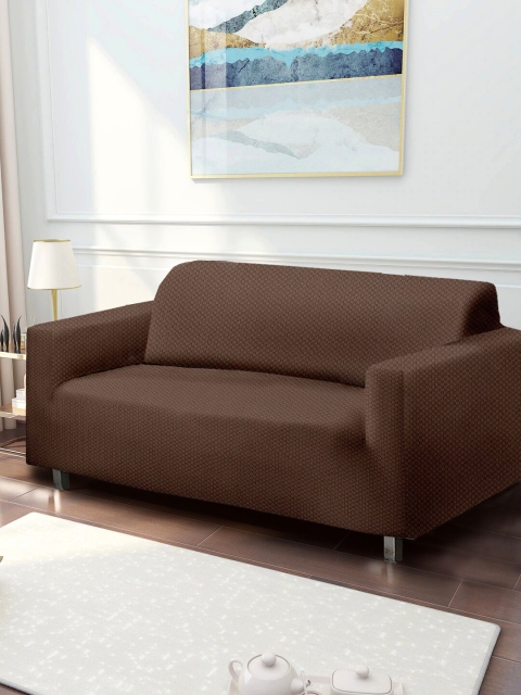 

Cortina Brown Textured 4-Seater Sofa Cover