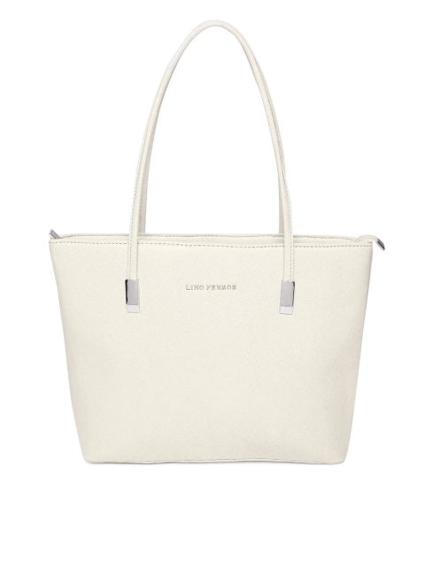 

Lino Perros Cream-Coloured Solid Shoulder Bag