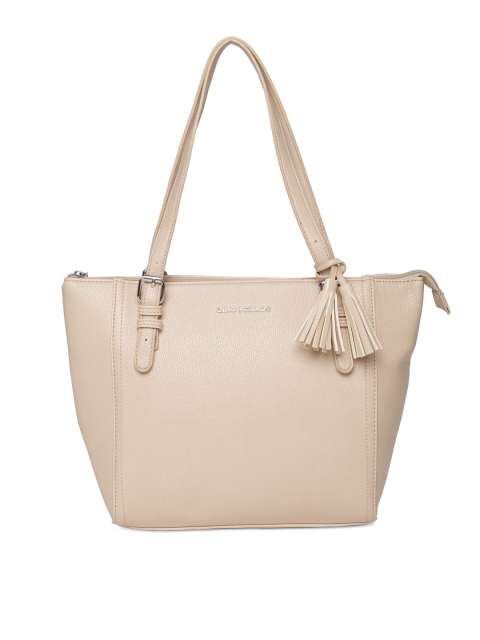 

Lino Perros Beige Solid Shoulder Bag