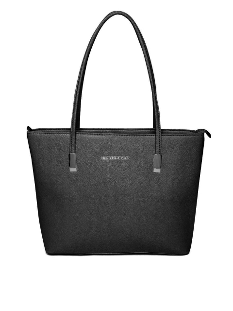 

Lino Perros Black Solid Shoulder Bag