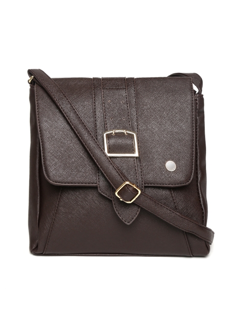 

Lino Perros Brown Solid Sling Bag
