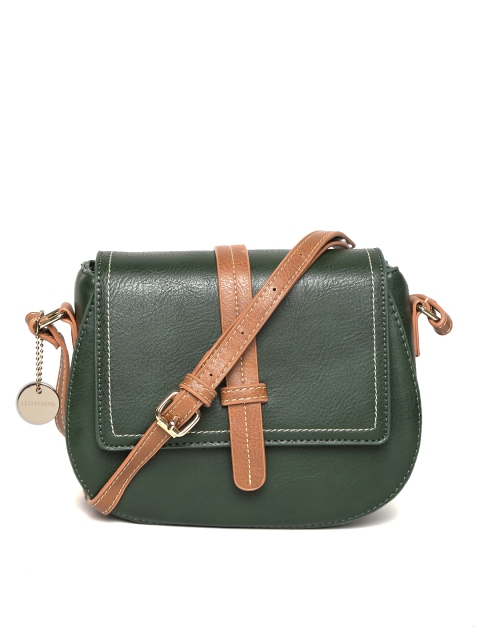 

Lino Perros Green Solid Sling Bag