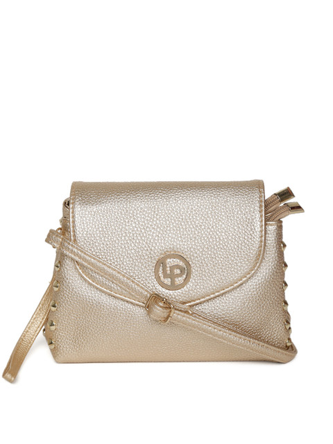 

Lino Perros Gold-Toned Solid Sling Bag