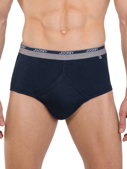 

Jockey Men Navy Blue Classic Fit Solid Briefs 2007-0105