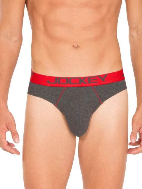 

Jockey Men Pack of 5 Grey Modern Briefs US17-0105