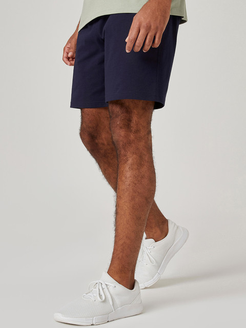 

NYAMBA By Decathlon Men Training or Gym Sports Shorts, Navy blue